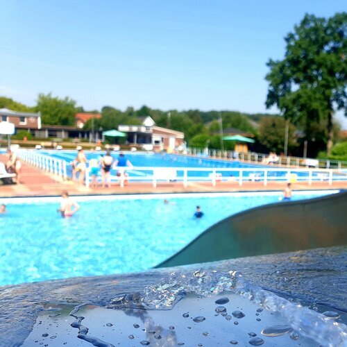 Freibad Bullerteich -Rutsche