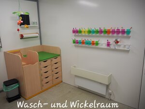 KITA Glückswichtel Wasch- und Wickelraum KITA Glückswichtel Wasch- und Wickelraum